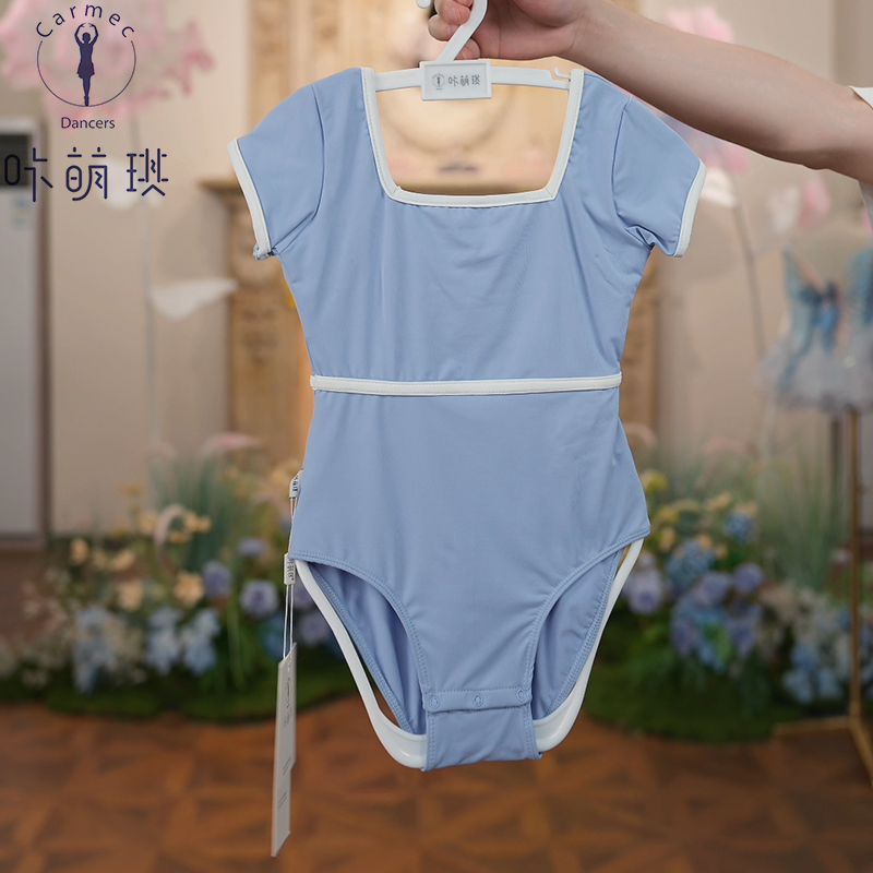 咔萌琪展会069儿童舞蹈服样衣吊带练功服中国舞连体服芭蕾舞服