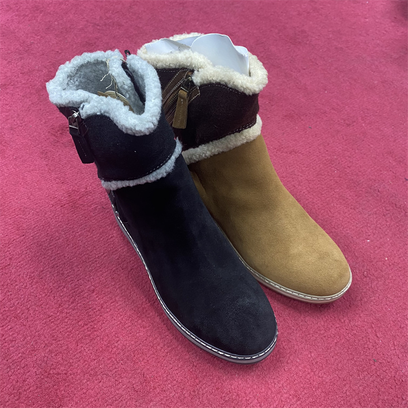 23年新款百搭时尚潮流平底时装靴