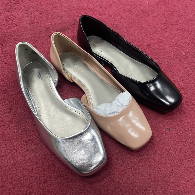 24年新款女鞋百搭平底一脚蹬外穿时尚单鞋