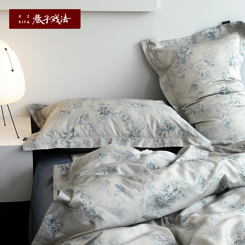 巷子戏法纯棉四件套全棉新款高级感北欧现代简约风床笠春夏凉感