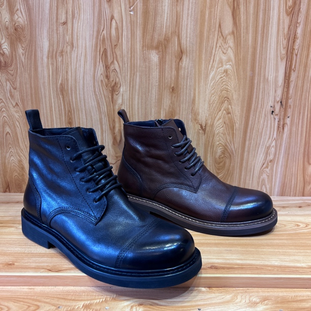 男鞋休闲马丁靴百搭真皮