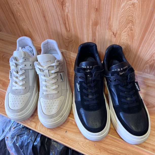 板鞋休闲鞋真皮小白鞋男2024秋季新款韩版百搭厚底时尚头层牛皮