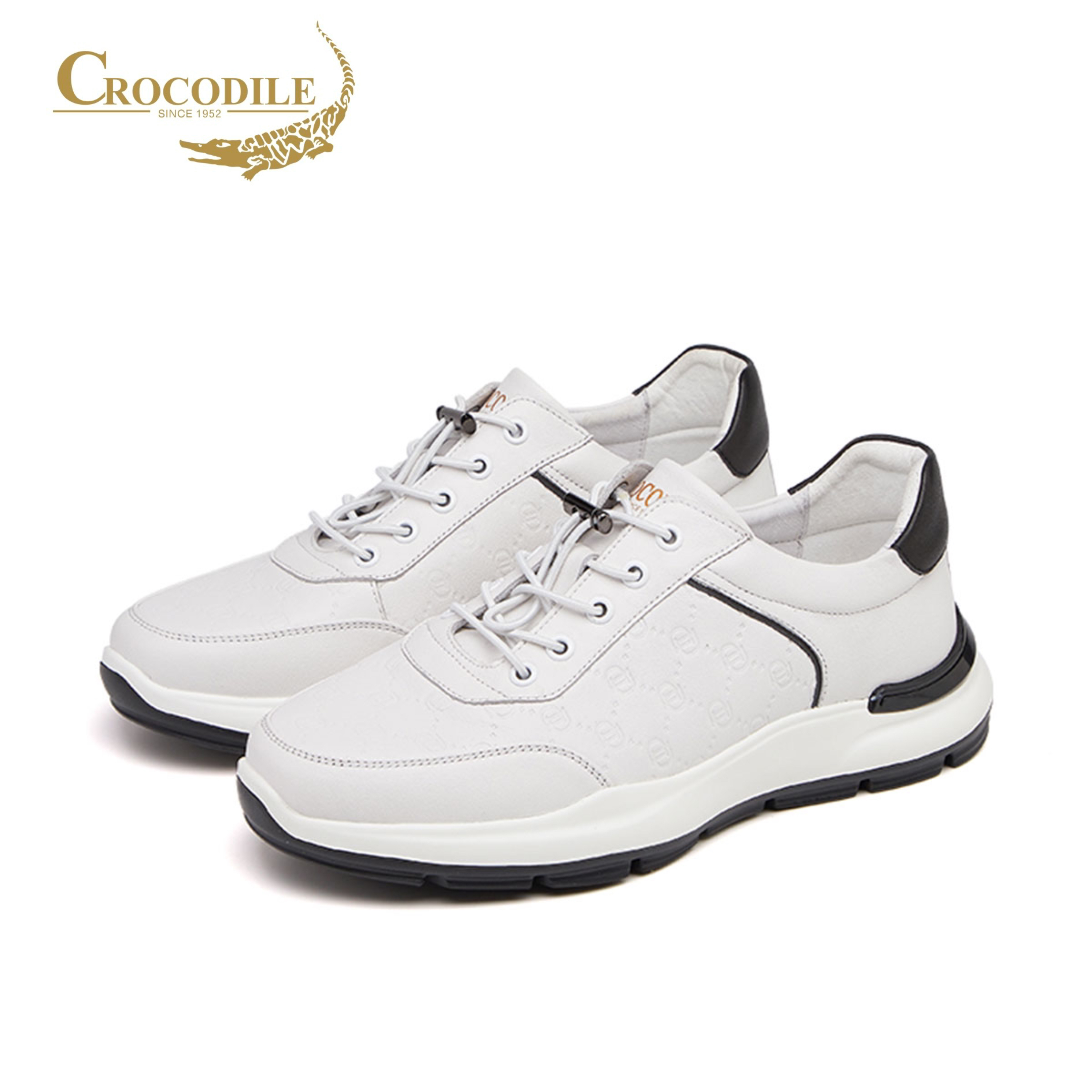 【鳄鱼恤】男士轻奢时尚户外休闲百搭舒适透气低帮运动潮鞋D2003100