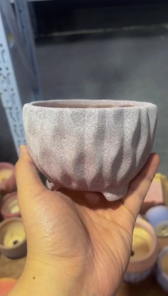 【闪购商品】陶瓷新品麦饭石花盆