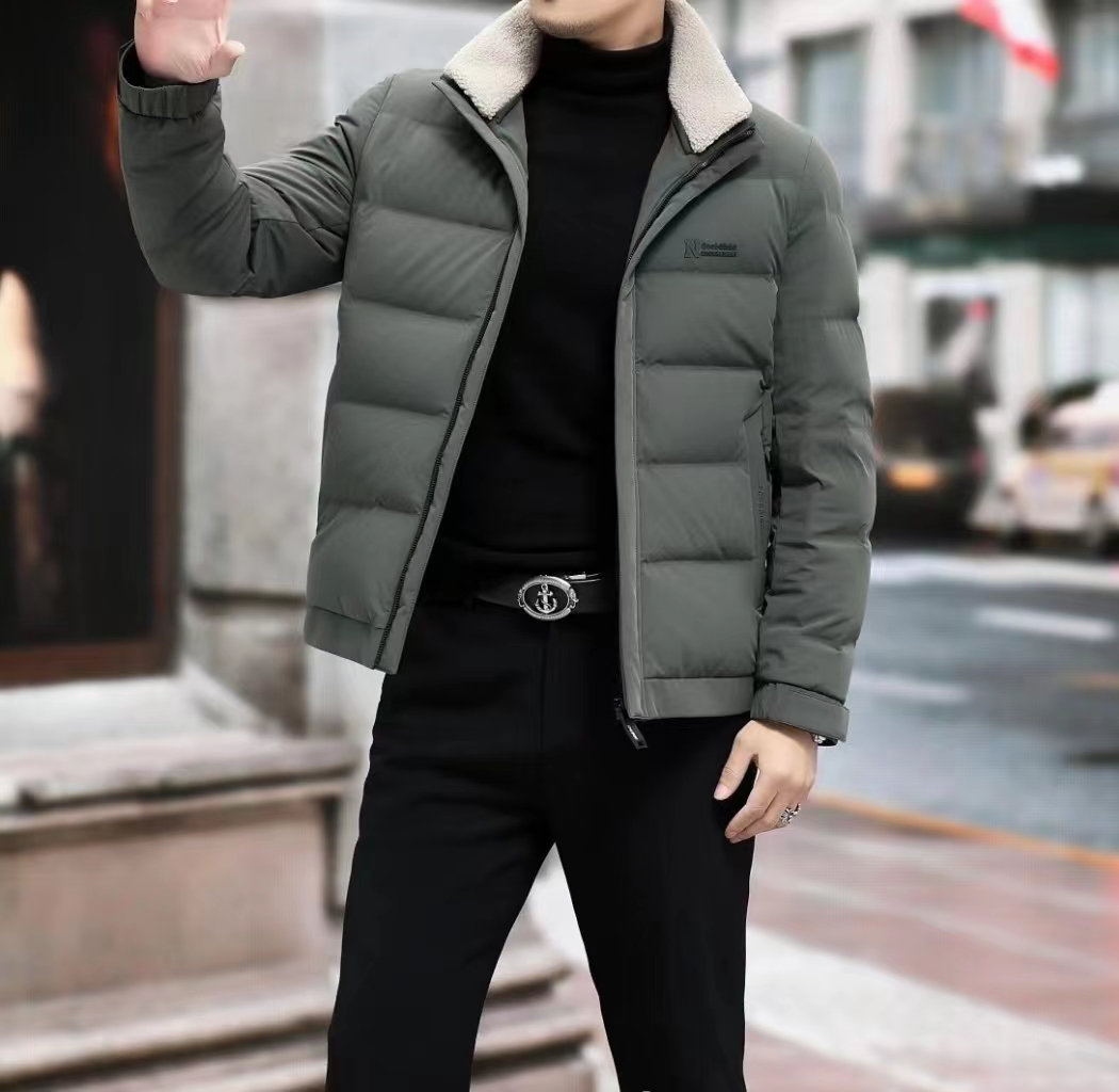 2023年秋冬休闲时尚百搭韩版连帽短款外套网红高品质简约潮流加厚