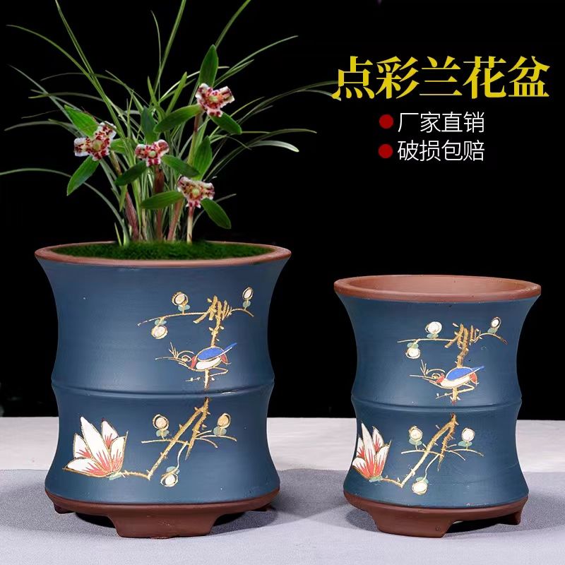 紫砂花盆 精品厂家批发 文竹紫砂