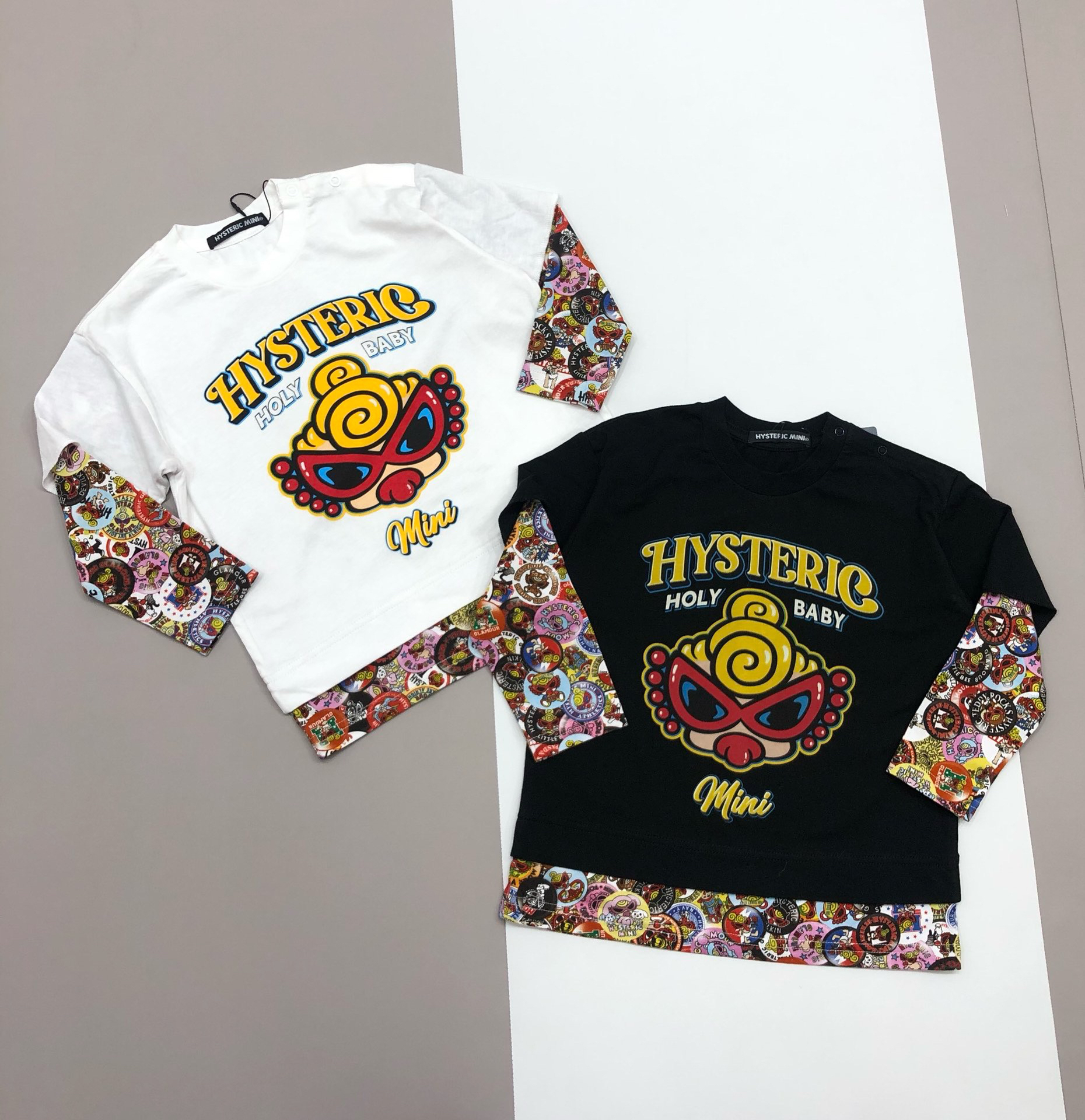 【YB特价】B215黑超徽章假两件袖拼接 码偏大 正码拍 定织平纹面料