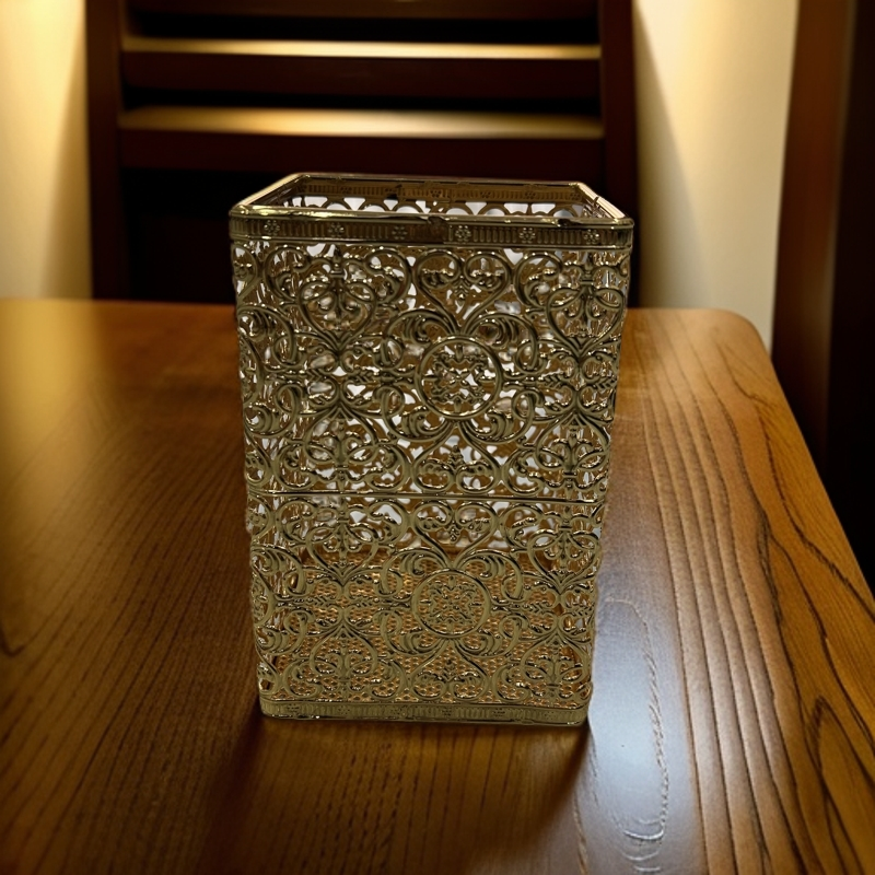 金色方块家用放勺子筷子合