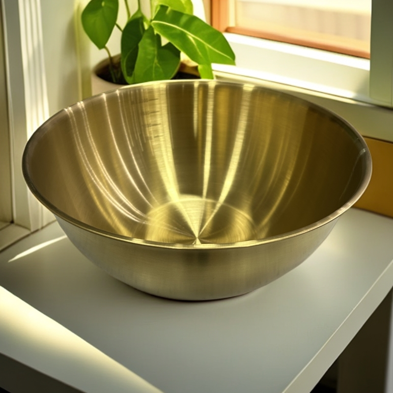 金色高档和面盆洗菜盆200ML