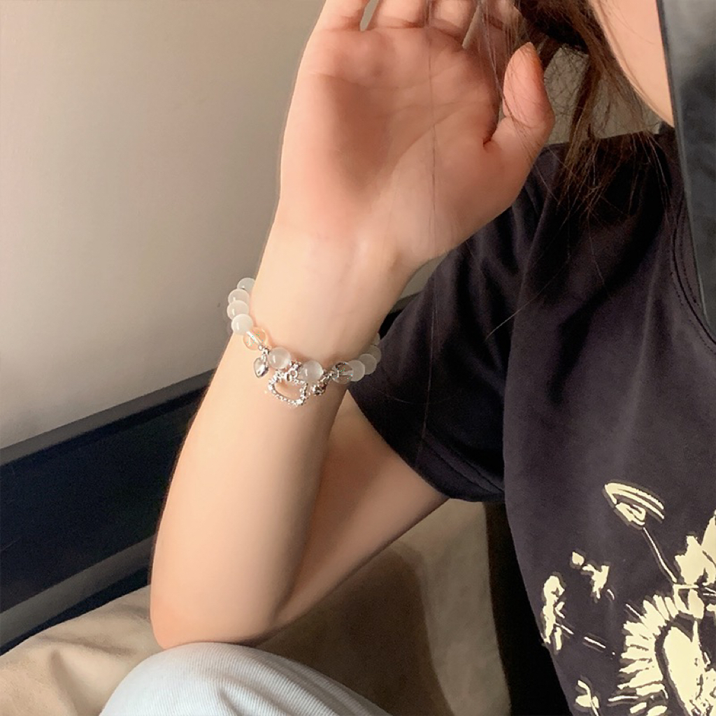 Hellokitty铃铛手链弹力小众甜美气质爆款珠子手串