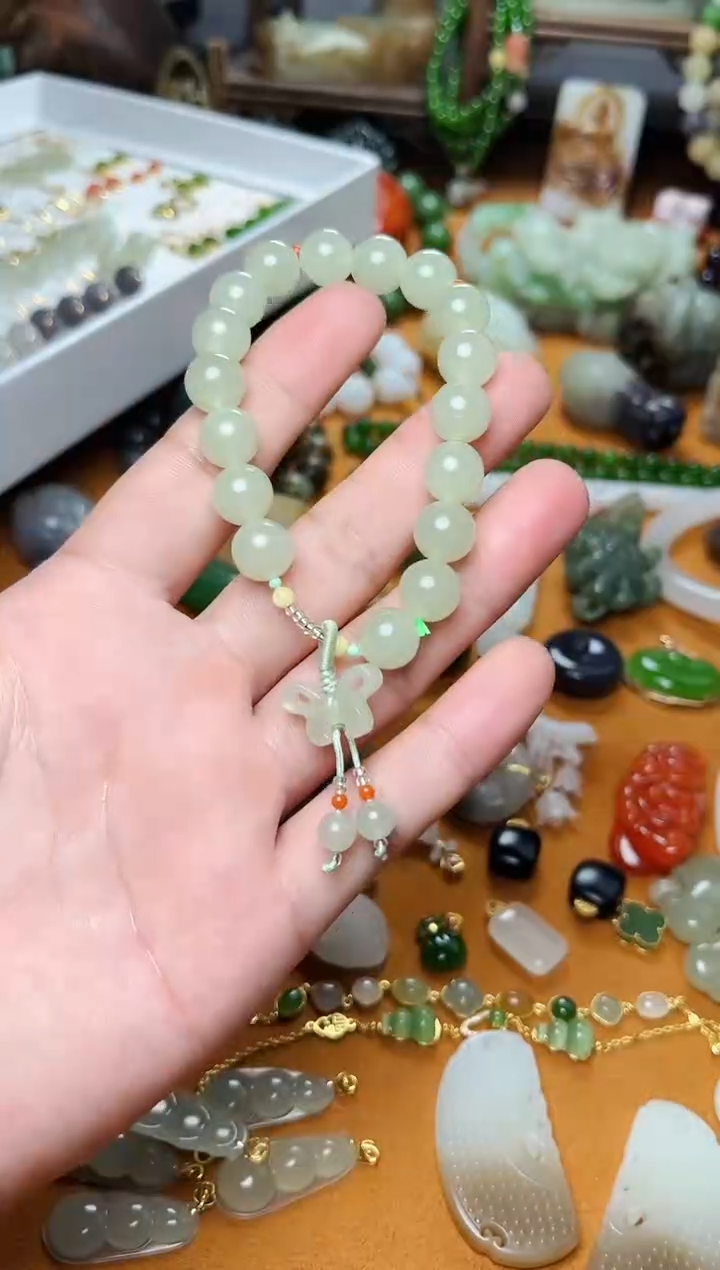 【闪购商品】和田玉手串-未镶嵌手串 0 1