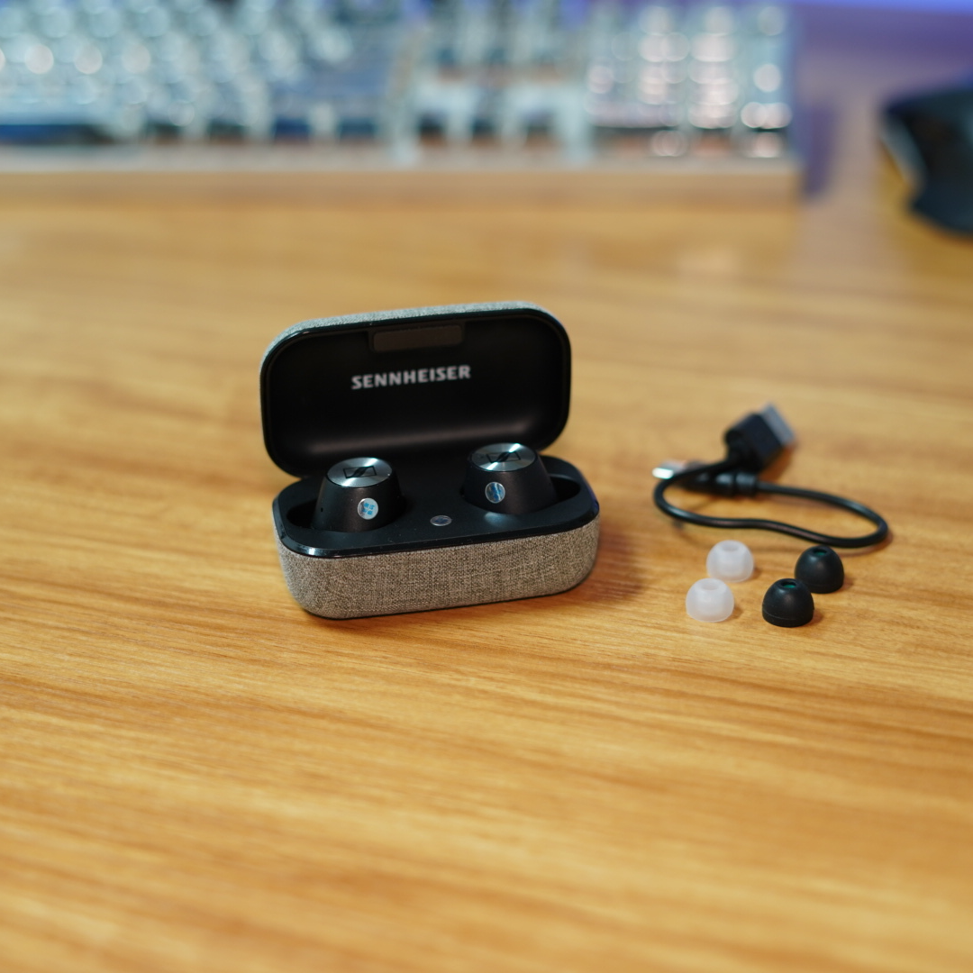 95新 SENNHEISER/森海塞尔 木馒头一代裸机 无线蓝牙耳机黑色通用