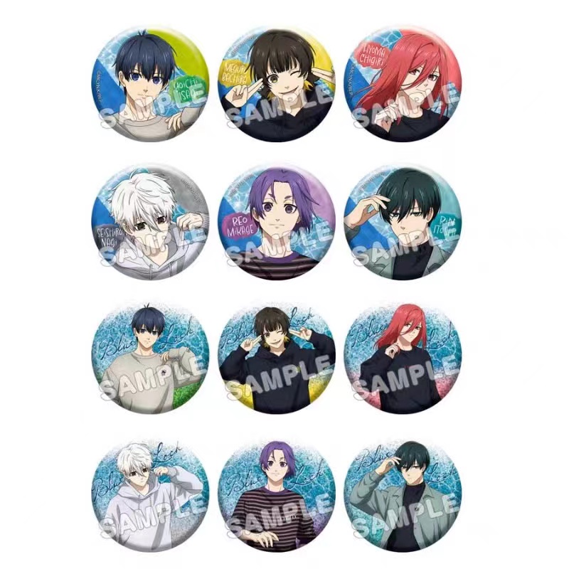 【日谷】蓝色监狱 蓝锁 RIGHT ON 水族馆吧唧 徽章正版日谷盲盒代拆