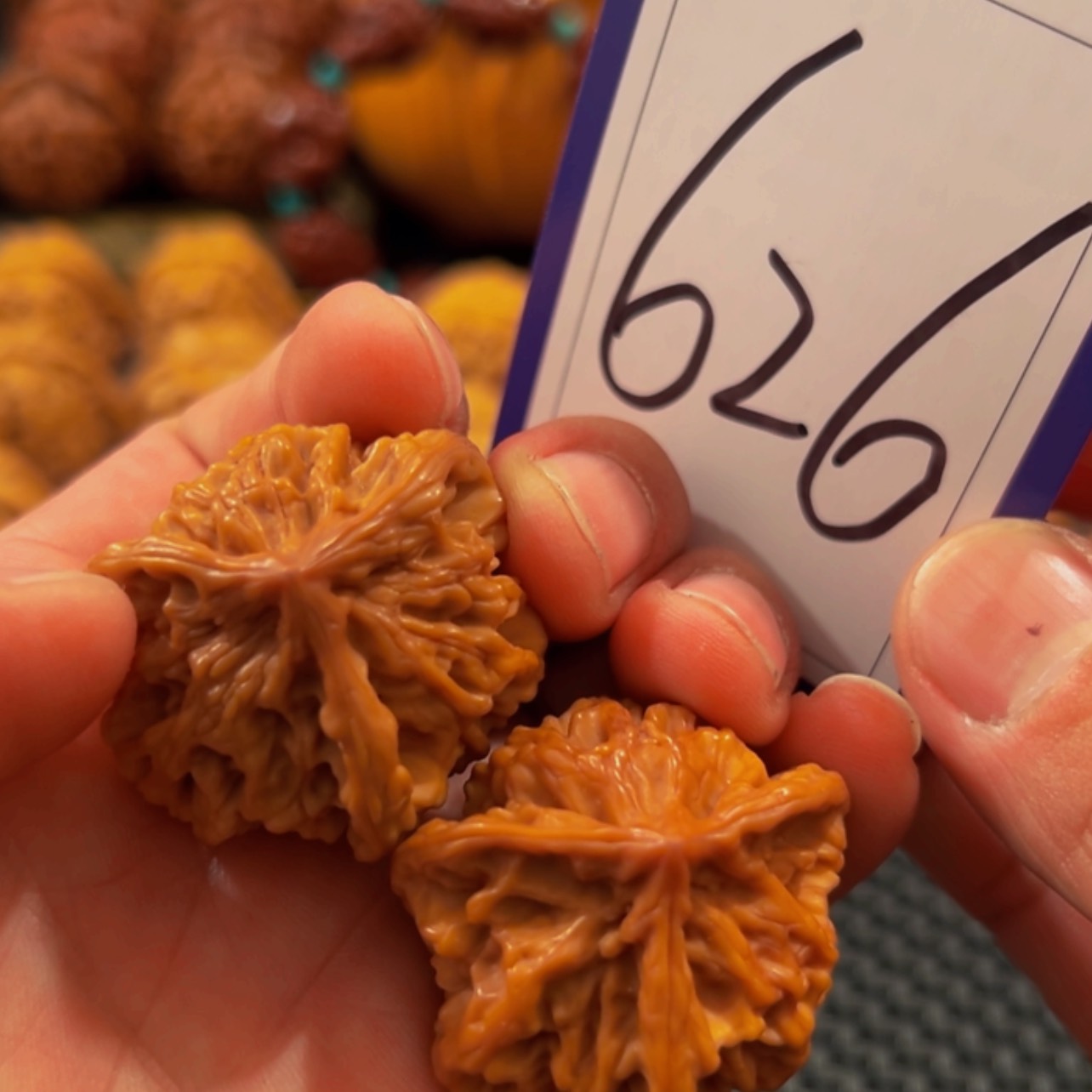 【闪购商品】文玩核桃把件盘山三棱38尺寸626号