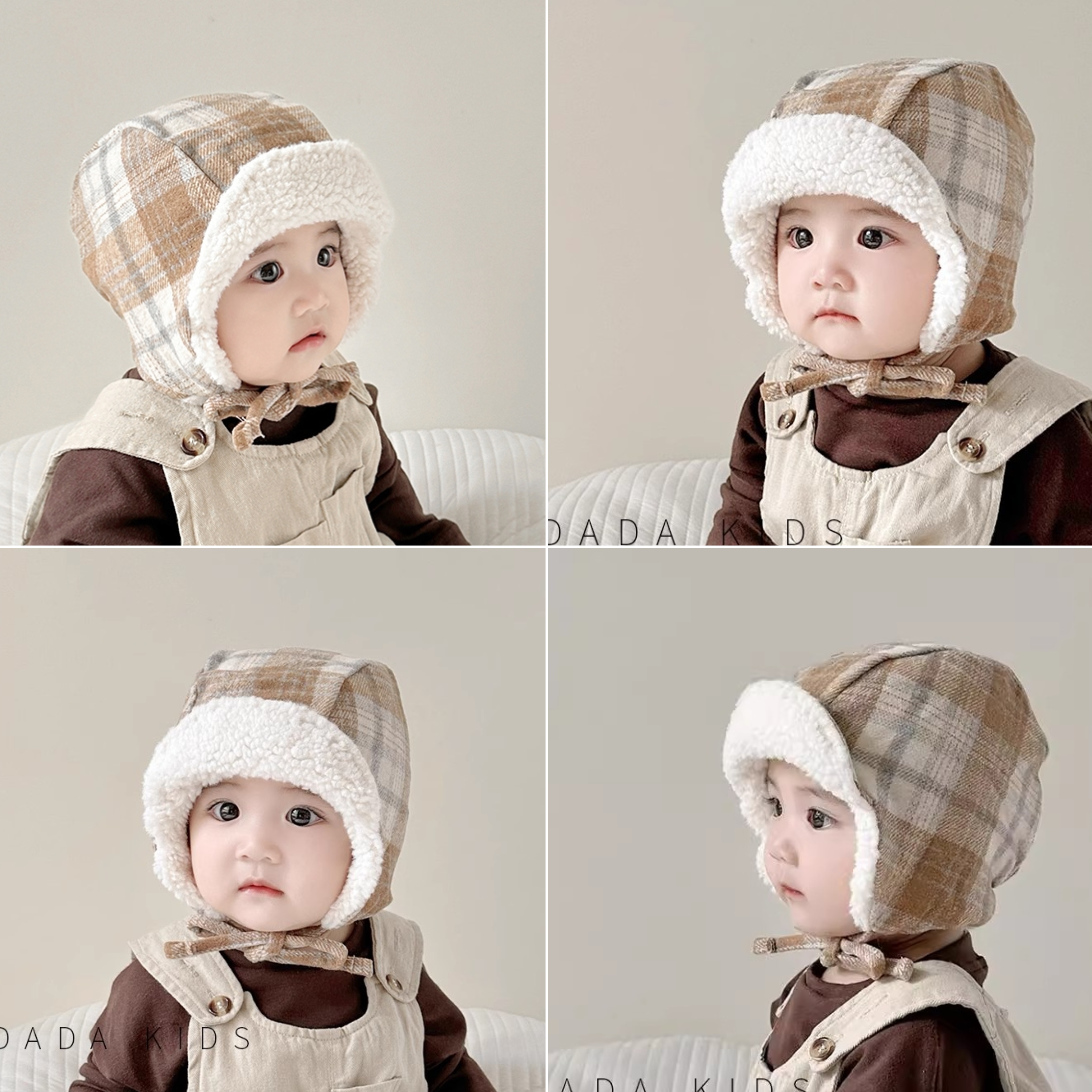 宝宝帽子秋冬季加绒保暖护耳帽男女童韩版婴幼儿防风套头雷锋帽潮