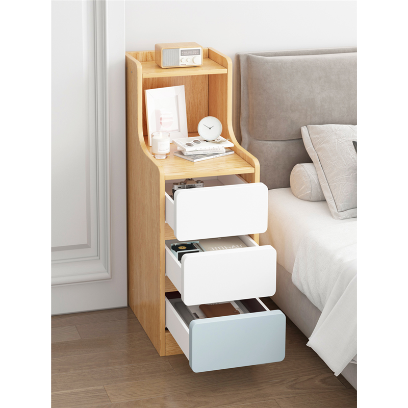 新疆西藏包邮床头柜简约现代卧室小型超窄床边柜2024新款小柜子简