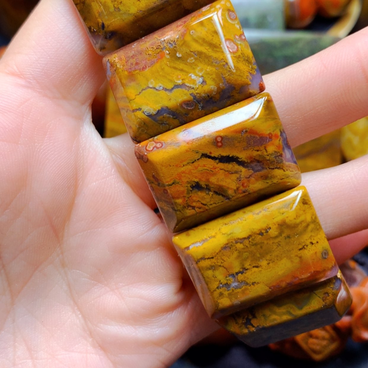 【闪购商品】玛瑙/玉髓手串未镶嵌1****7