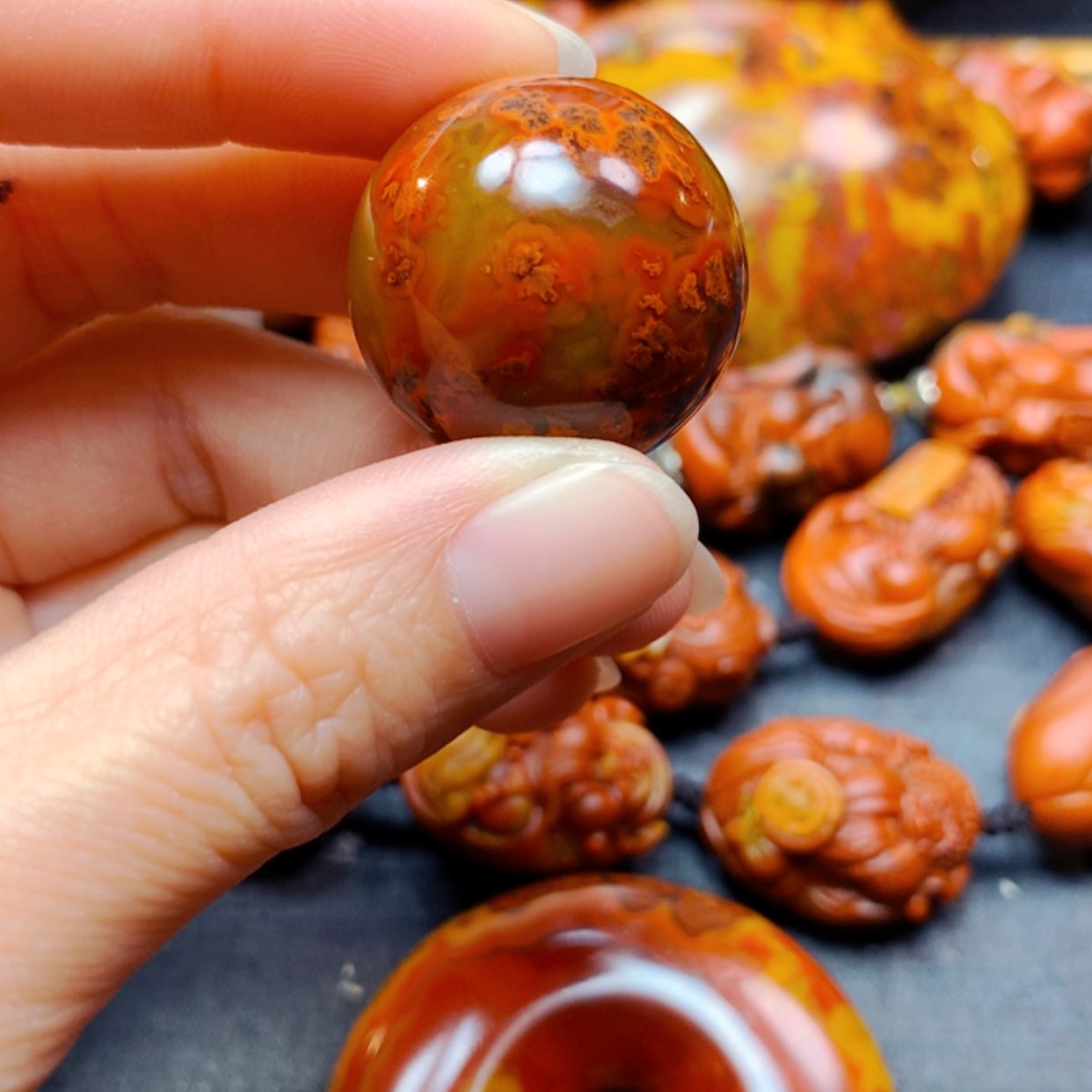 【闪购商品】玛瑙/玉髓吊坠24未镶嵌快***人