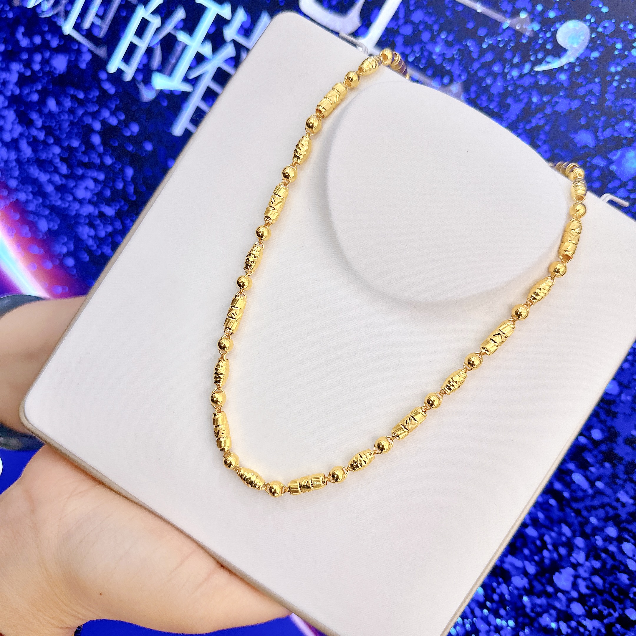 Chow Tai Seng/周大生周大生足金999经典项链