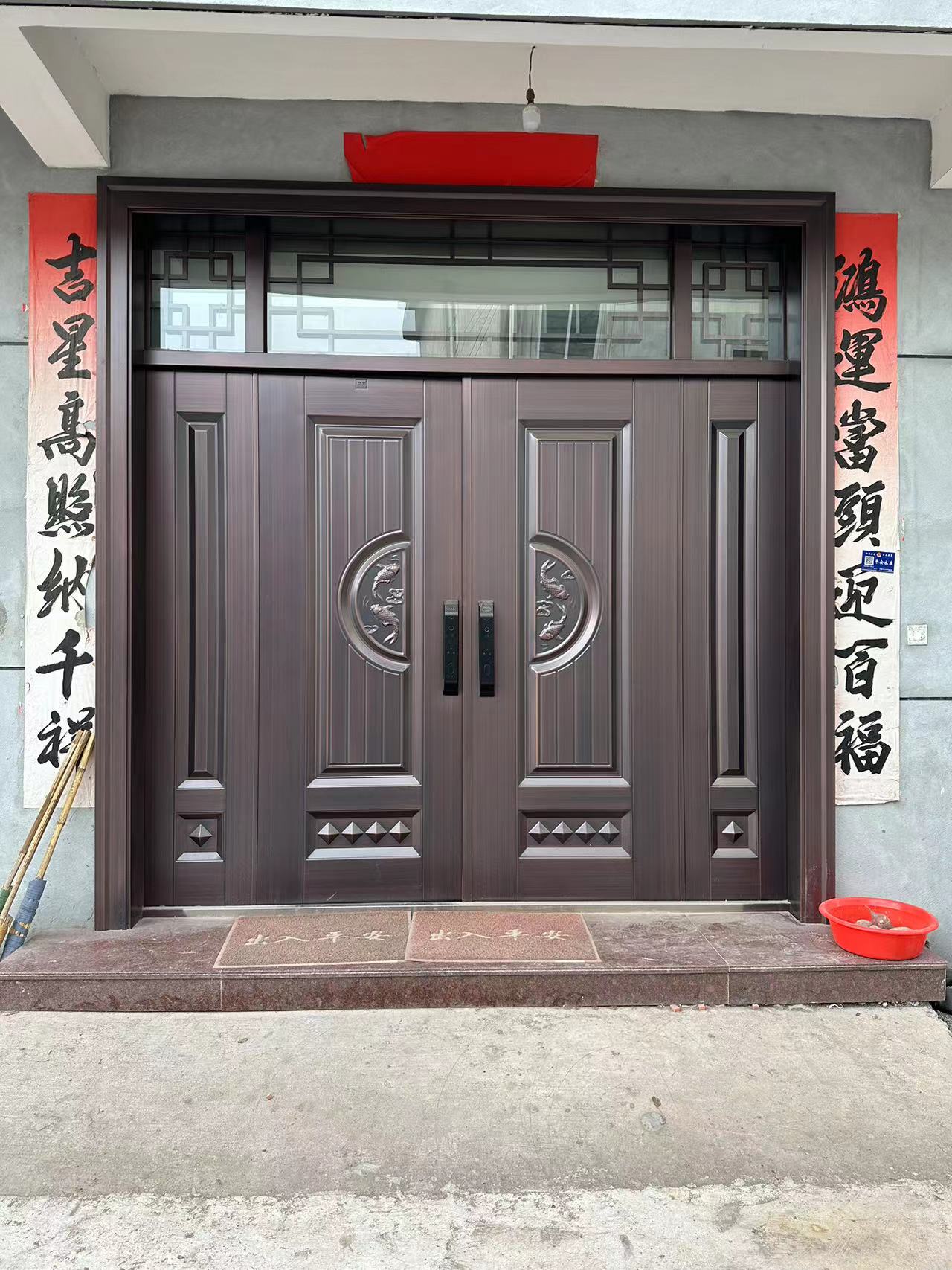 锌合金别墅门农村自建房防盗入户门2025新款入户门防盗门不锈钢门