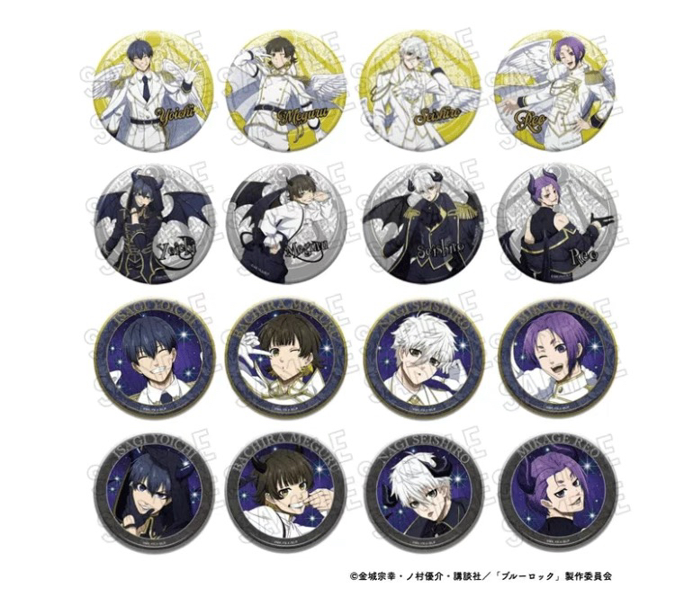 蓝锁天使恶魔二弹一弹系列随机闪吧唧透卡盲袋盲盒