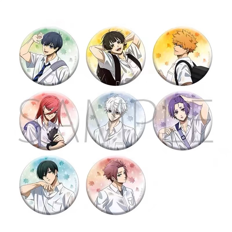 日谷蓝锁秋雨系列限定吧唧特典拍立得盲袋盲盒