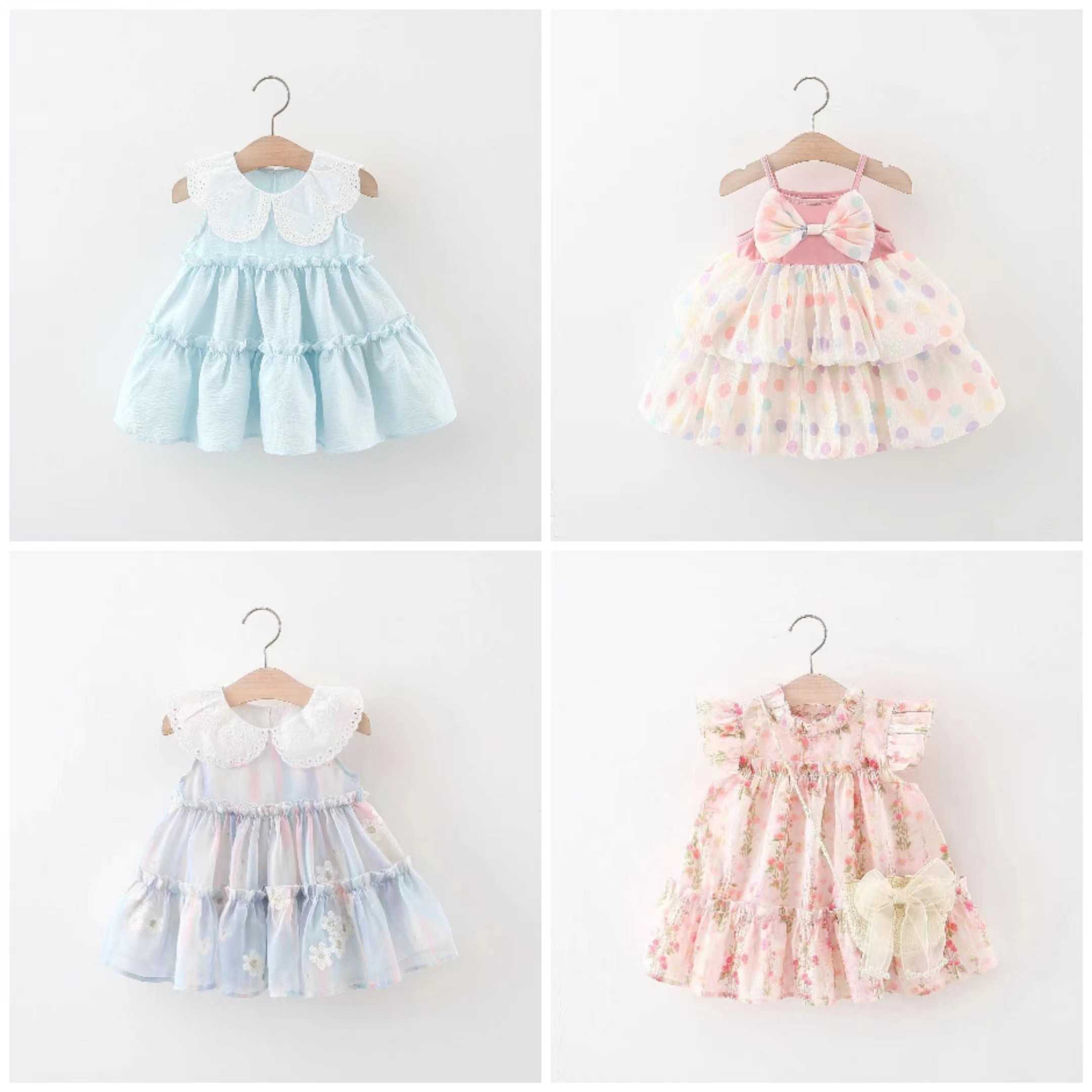 【C01-C400】【小幸运高定】2024夏季女童连衣裙