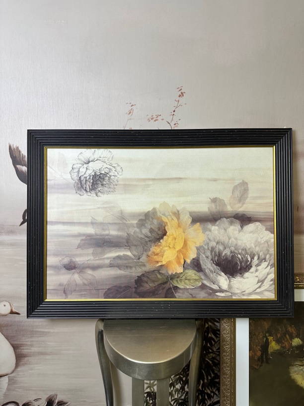 客厅装饰画105x75cm复古美式餐厅卧室玄关过道墙壁挂画105x75mm