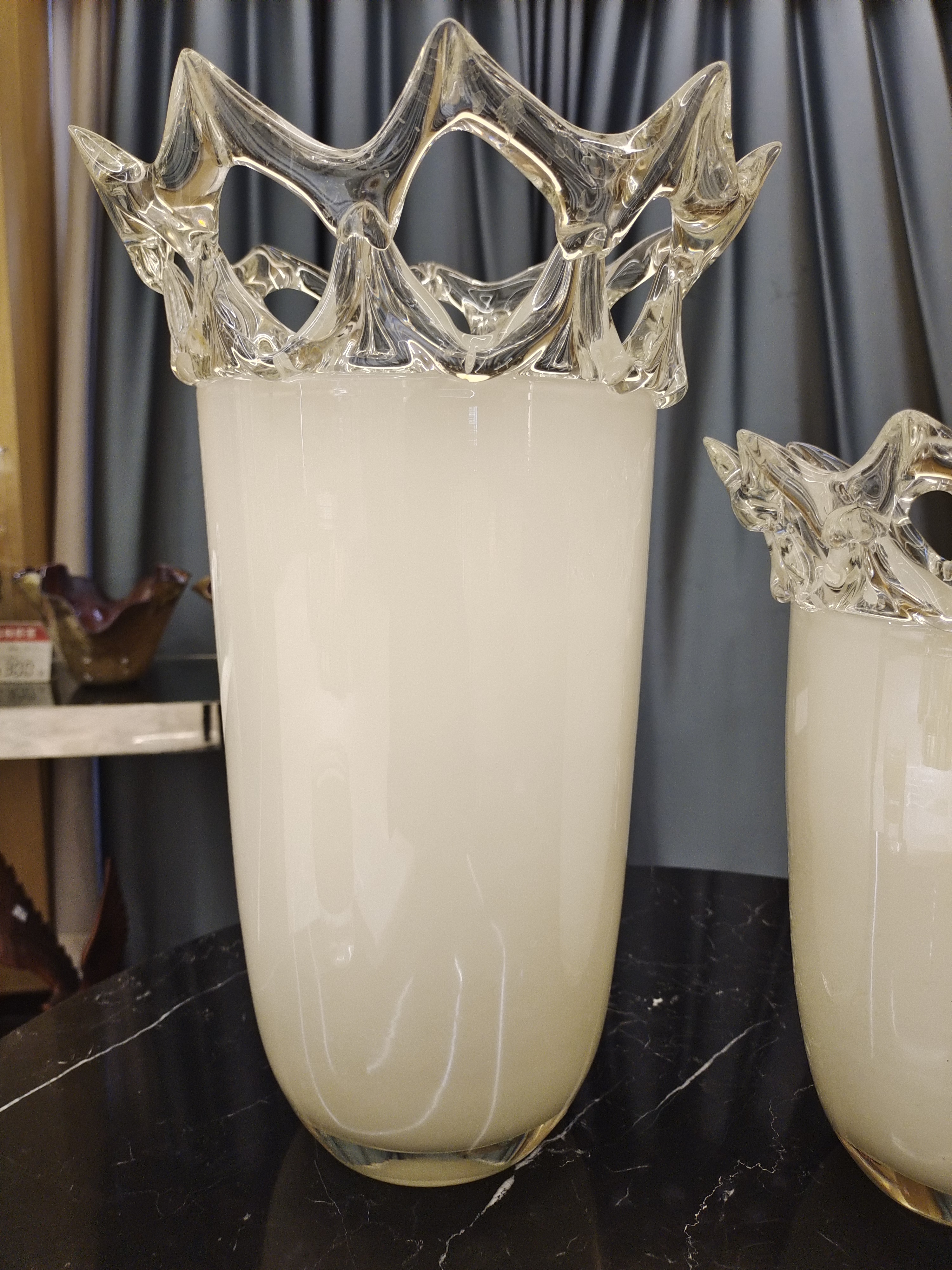 镂空设计艺术琉璃果盘高级艺术品摆件