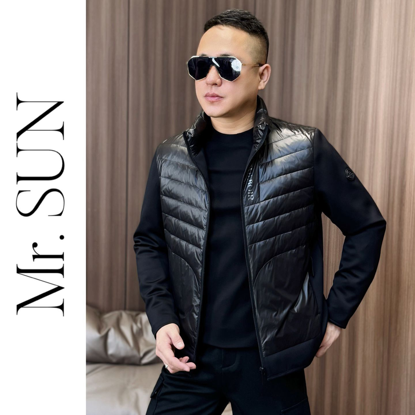 99050孙先生｜高定款户外风男士羽绒服拼接面料轻薄鸭绒服