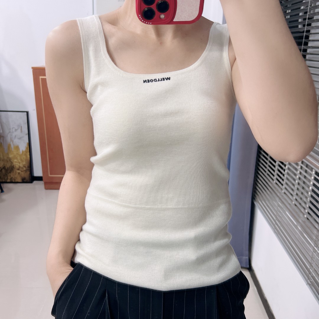 SPRINGMAL/春缦羊绒精纺吊带背心内搭保暖女装时尚
