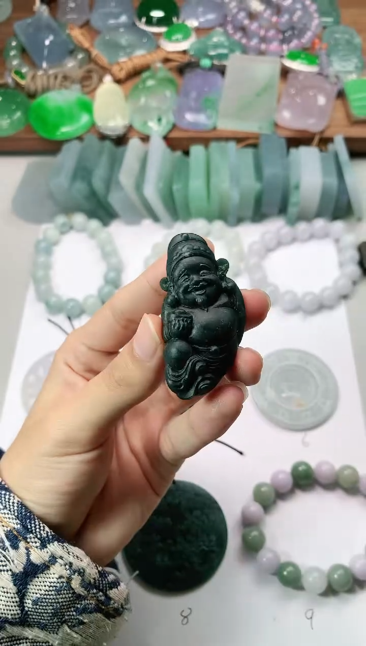 【闪购商品】定制翡翠未镶嵌3950毛货不退不换