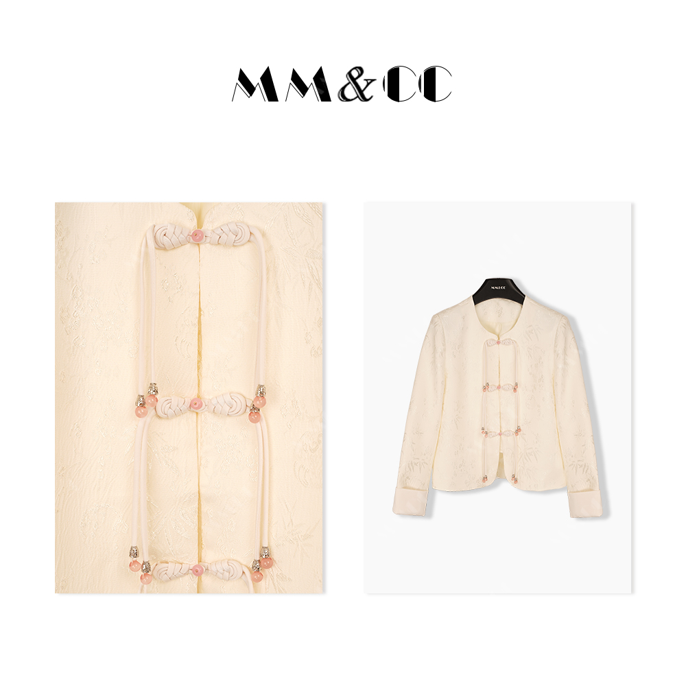 【如梦令】国风新中式精致提花盘扣洋气气质显瘦外套F7021