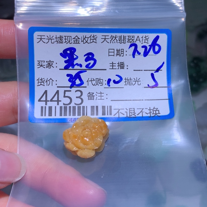 翡翠颈饰未镶嵌黑**?