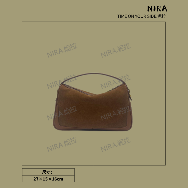 【Nila.真皮】0166新款秋冬轻奢气质时尚百搭单肩斜挎包爆款女包