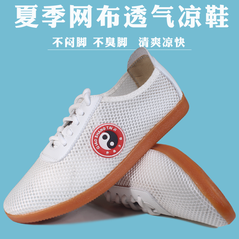 乔尚夏季运动透气太极鞋男女牛筋底武术鞋柔软透气不臭脚练功鞋