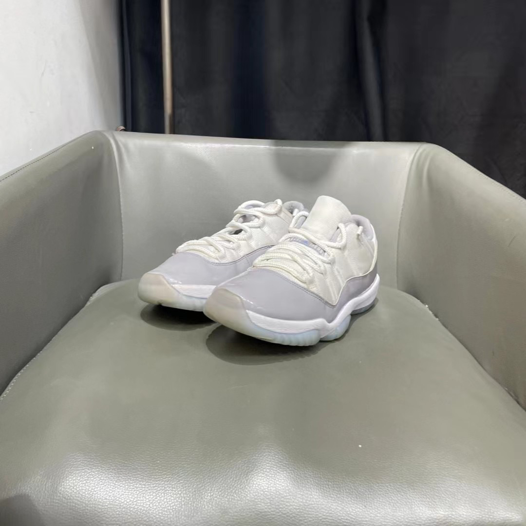 捡漏44.5码 aj11 白灰 下地几次 499秒杀球鞋