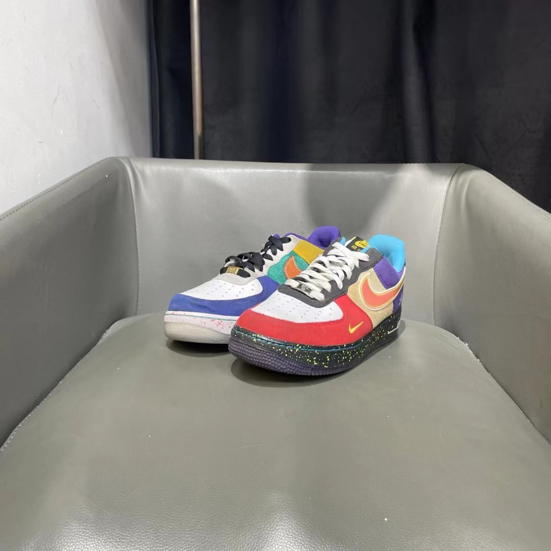 捡漏43码 AF1 洛杉矶“What the LA。999秒杀！几乎全新球鞋