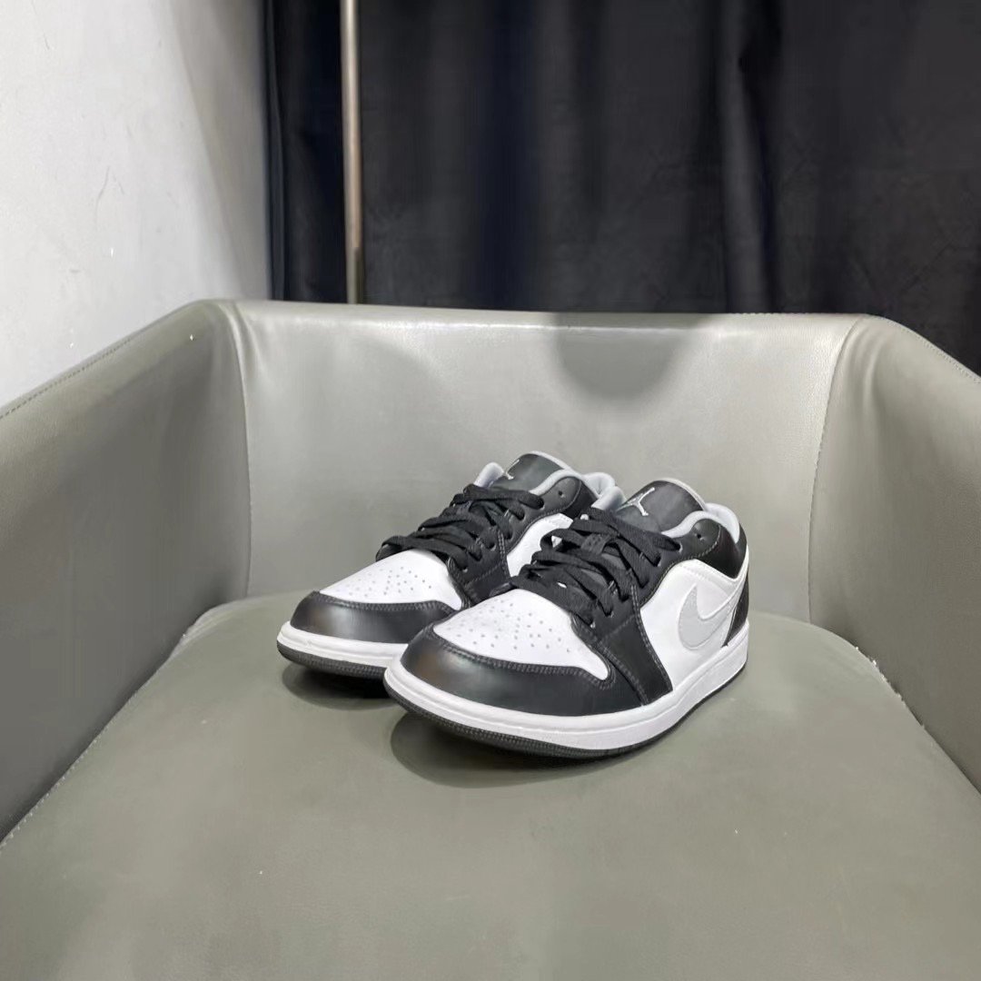 捡漏42码 aj1 黑白灰全新试穿 459秒杀球鞋