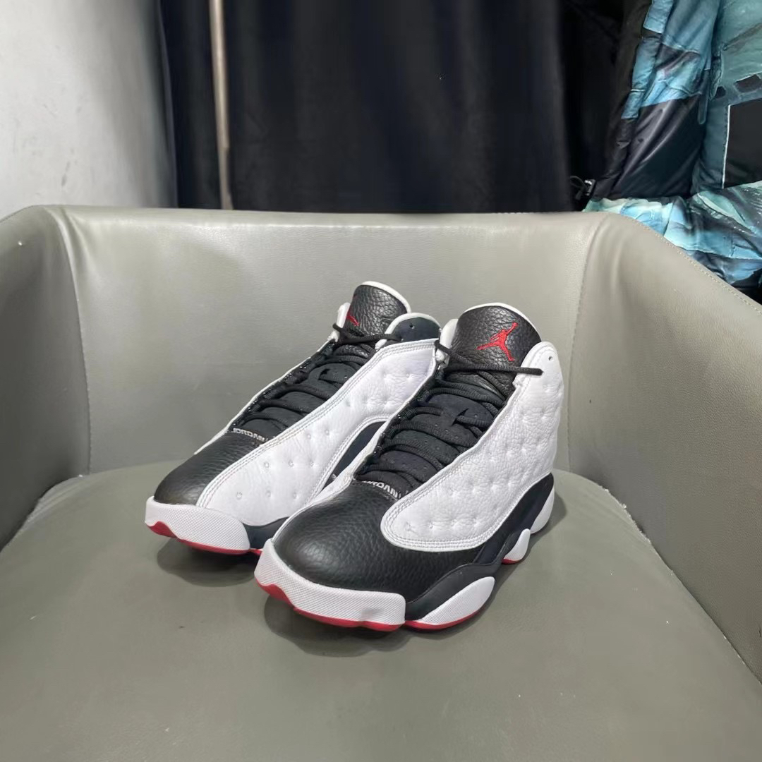 捡漏40.5码 aj13 熊猫 下地两次 1199秒杀！橙色非常新！球鞋