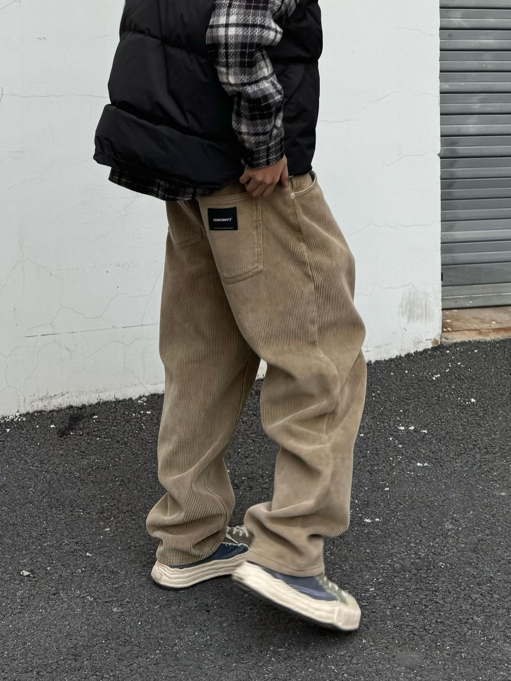 Ninjazz （日产品质）日系四色水洗直筒微锥灯芯绒休闲裤（有加绒款）