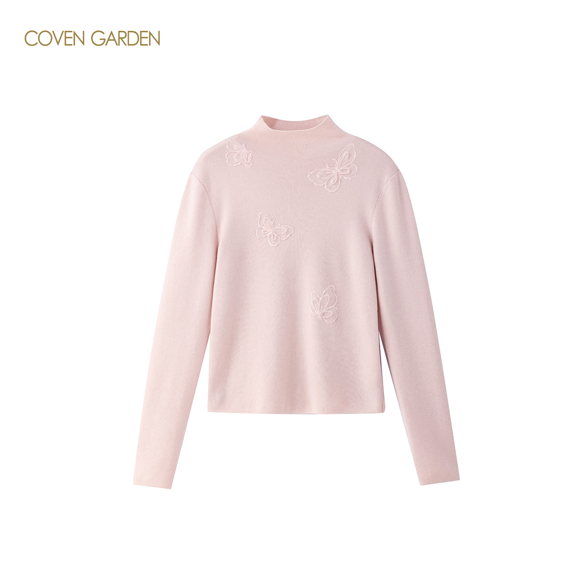 哥文花园刺绣毛针织衫打底CLA4036090