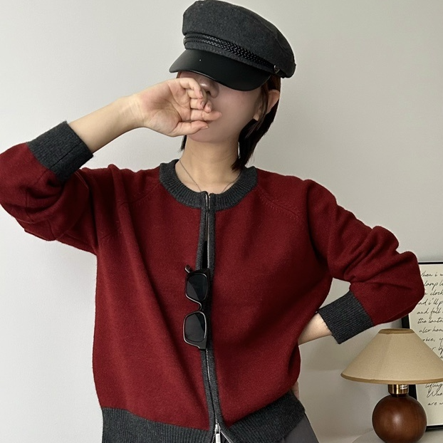 爱舞服饰 绵羊毛双拉链外套