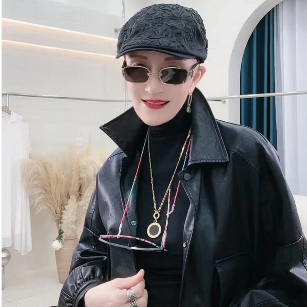 茜茜の恋冬休闲时尚百搭气质短款皮衣