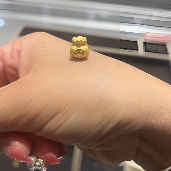 周大生足金福袋福气满满 财源滚滚小巧精致七夕送女友好物