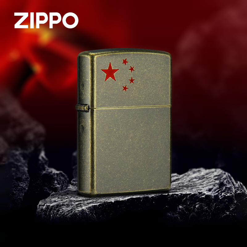 zippo打火机正品古铜五星复古经典送男友礼物原装防风DY9902QT