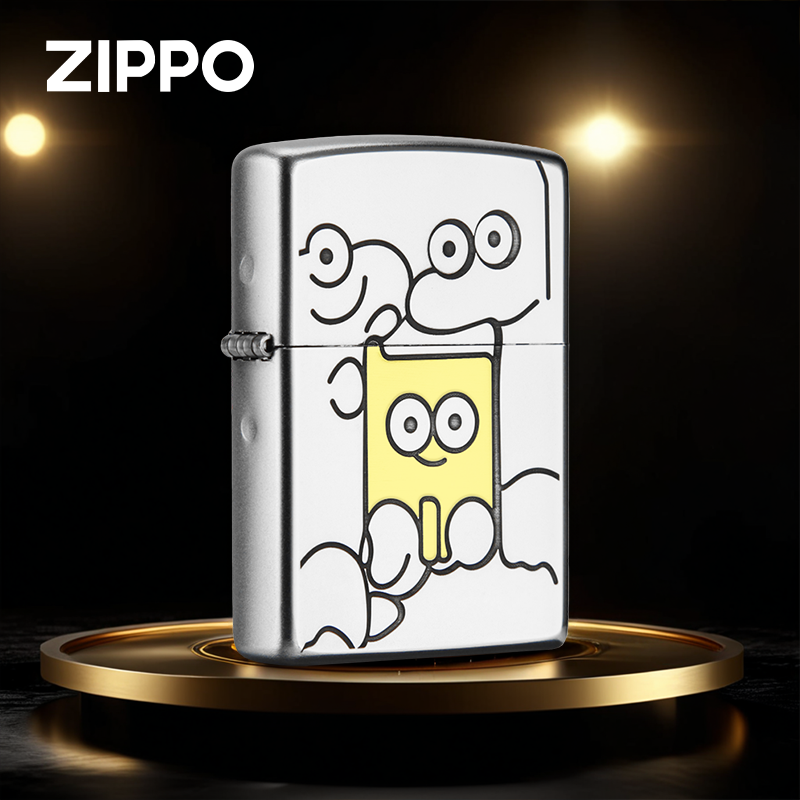 zippo 正品 205-DD精雕小金宝打火机可爱复古个性防风 DY9902DK
