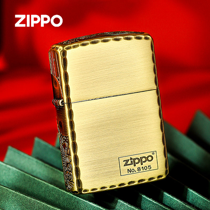 zippo打火机正品立体精雕盔甲鱼戏荷塘高档送男友礼物DY9802ZB