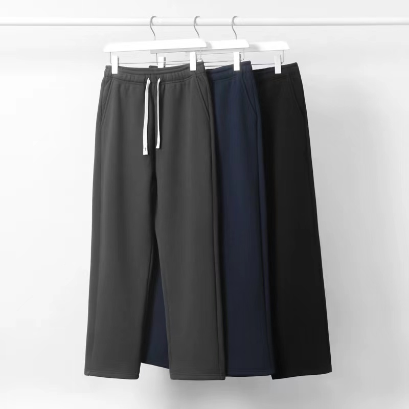 【影姐专属】新款2023加绒弹力百搭宽松时尚秋冬阔腿裤011