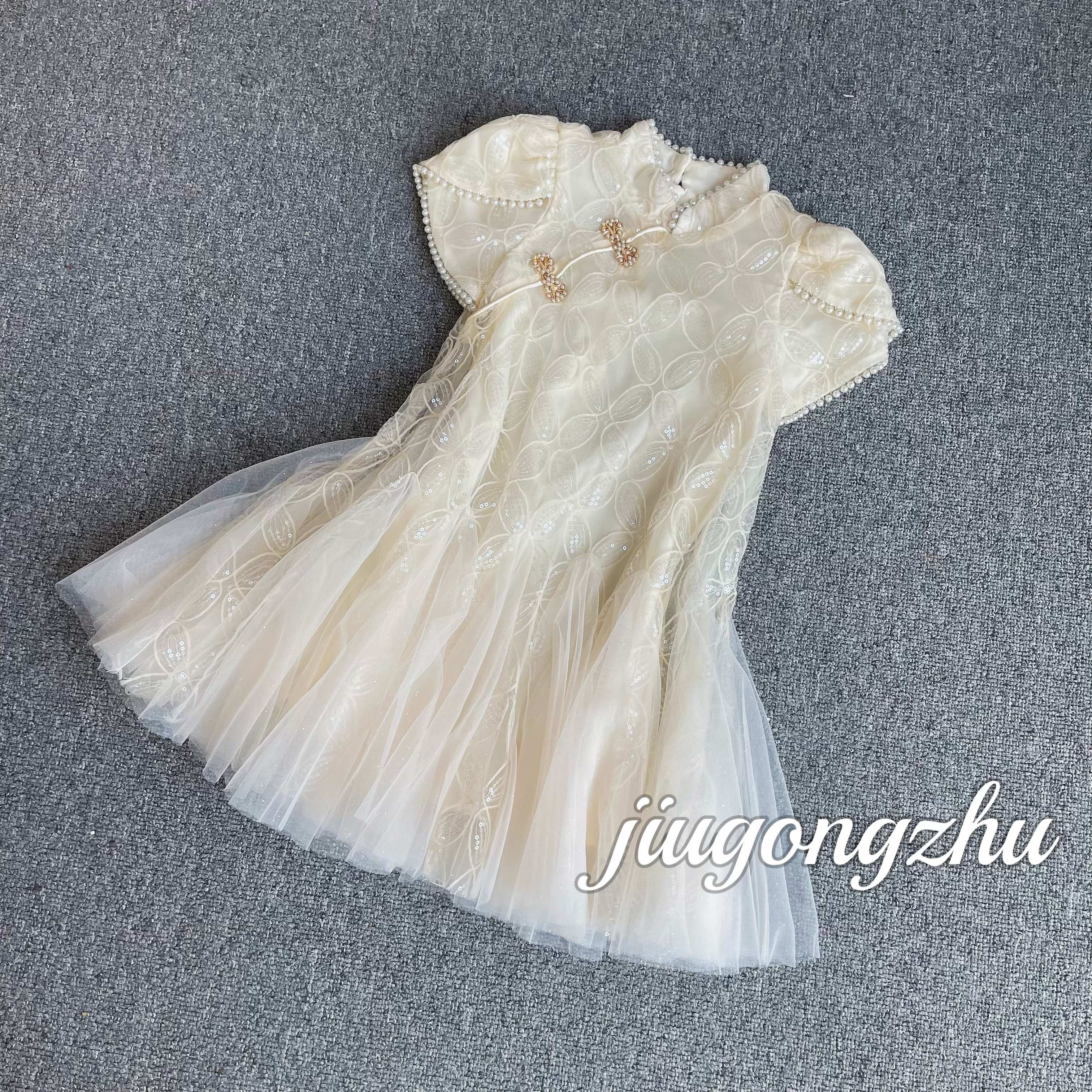 【海棠俏纱裙】夏款公主裙女童连衣裙女宝小裙子小女孩夏装礼服纱裙